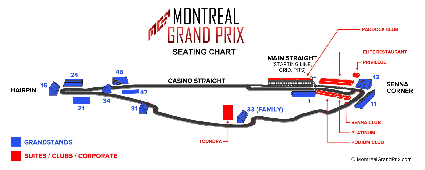 Montreal Grand Prix Tickets for 2018 Buy your Canadian F1 tickets here