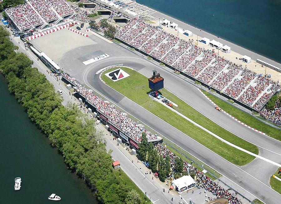 Circuit Gilles Villeneuve Track Med Montreal Grand Prix